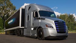 Freightliner eCascadia electric Class 8 truck Freightliner eCascadia electric Class 8 truck