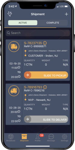 042820 Sensortransport Shipping List Screenshot