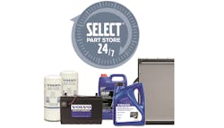 The Volvo SELECT Part Store enables customers to purchase parts on a 24/7 basis with direct delivery, removing the need for an in-person pick up. The Volvo SELECT Part Store enables customers to purchase parts on a 24/7 basis with direct delivery, removing the need for an in-person pick up.