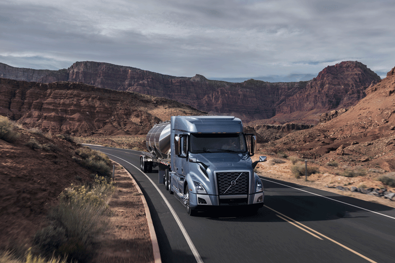 082019 Volvo Vnl Truck On A Highway