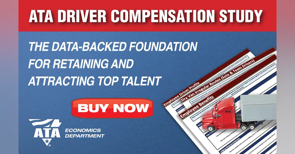 ATA releases results of latest Driver Compensation Study | FleetOwner