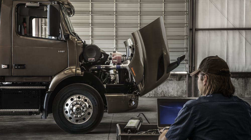 Certified Uptime professionals in the Volvo Trucks North America dealer network are continuing to keep customers running during COVID-19, while also ensuring human safety throughout the service process.