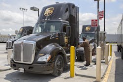 UPS currently has 61 CNG fueling stations and plans to add 6,000 new CNG-powered trucks to its fleet.