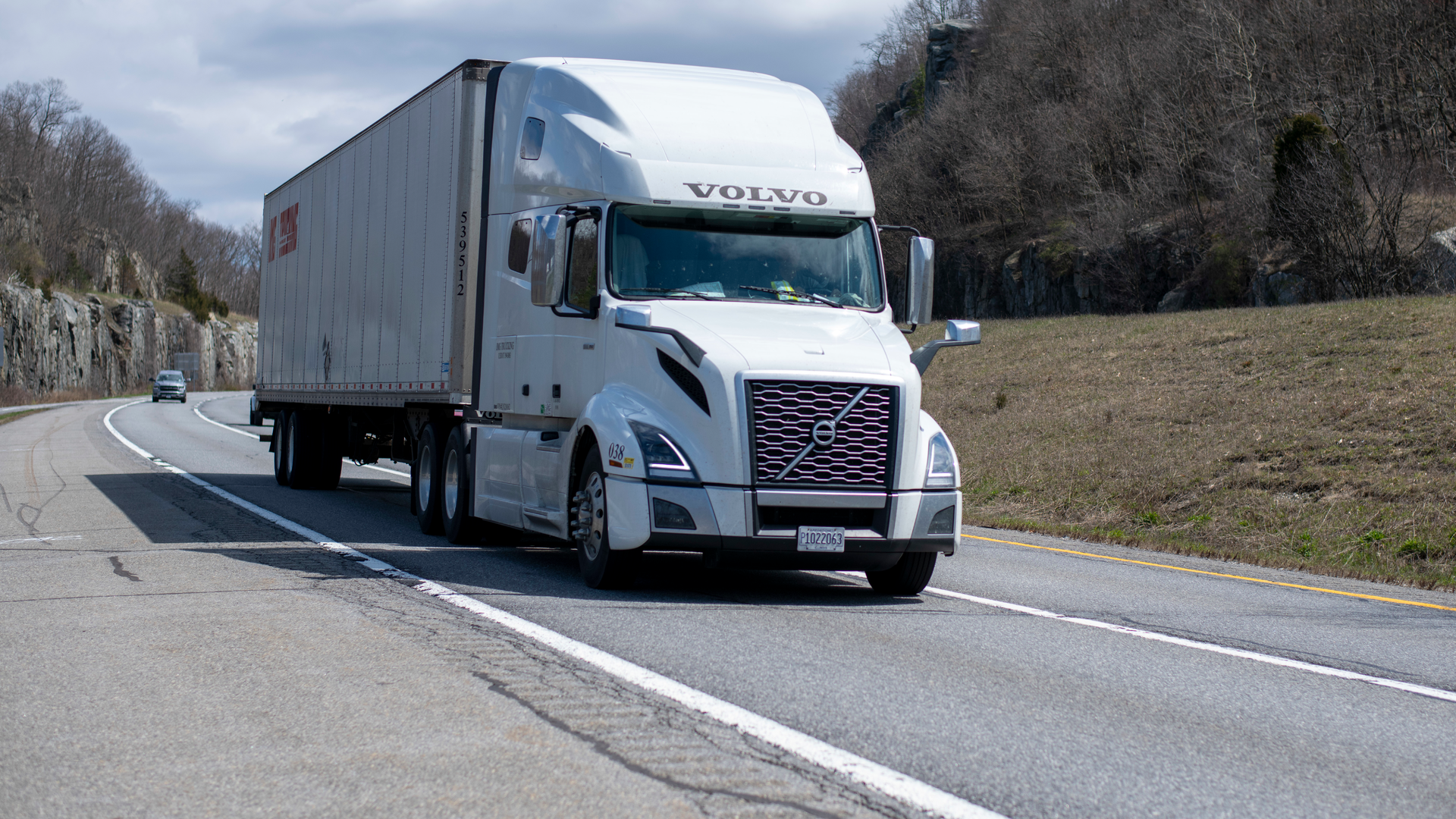 050520 Truck On Highway Theodora Pecoroni