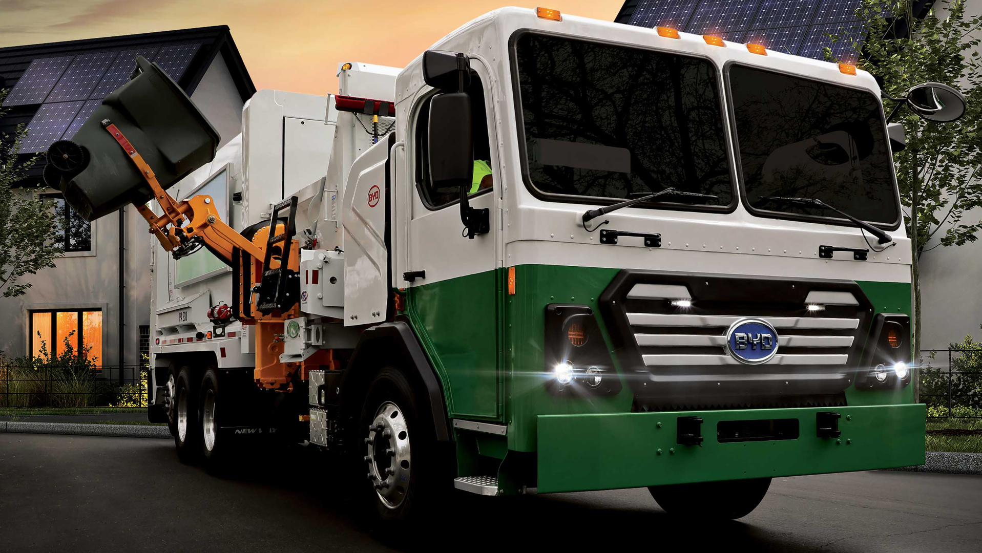 BYD's Class 8 battery-electric refuse truck