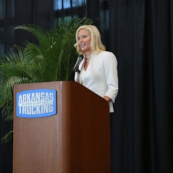 Ark Trucking Assoc Shannon Newton Speaking