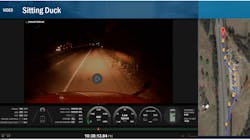 The SmartDrive SmartSense Sitting Duck solution alerts fleet managers if drivers are stopped in potentially unsafe areas. The SmartDrive SmartSense Sitting Duck solution alerts fleet managers if drivers are stopped in potentially unsafe areas.