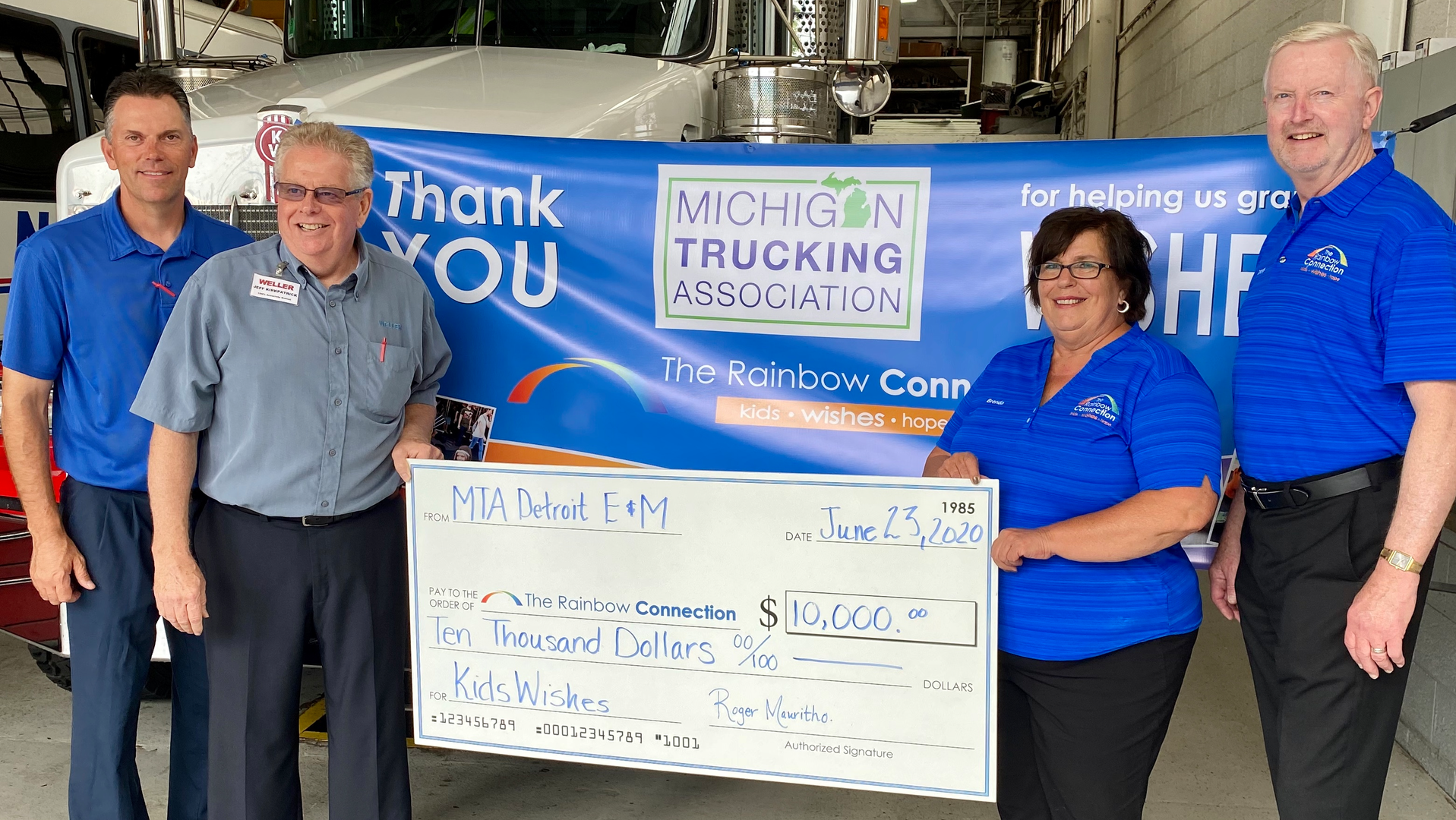 Michigan Trucking Association Rainbow Connection 5f087766906d1