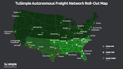 Tu Simple Roll Out Map Tu Simple Roll Out Map