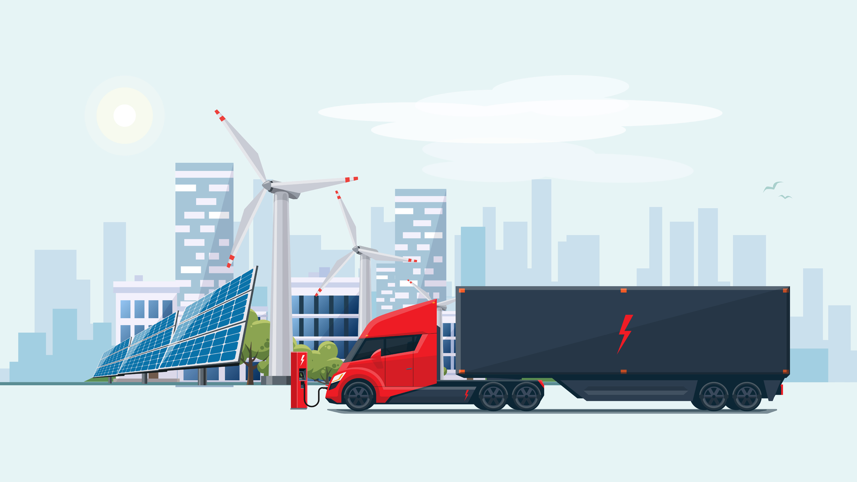 Emissions Charging Electric Truck Peter Varga Dreamstime 5f0f09f633ef4
