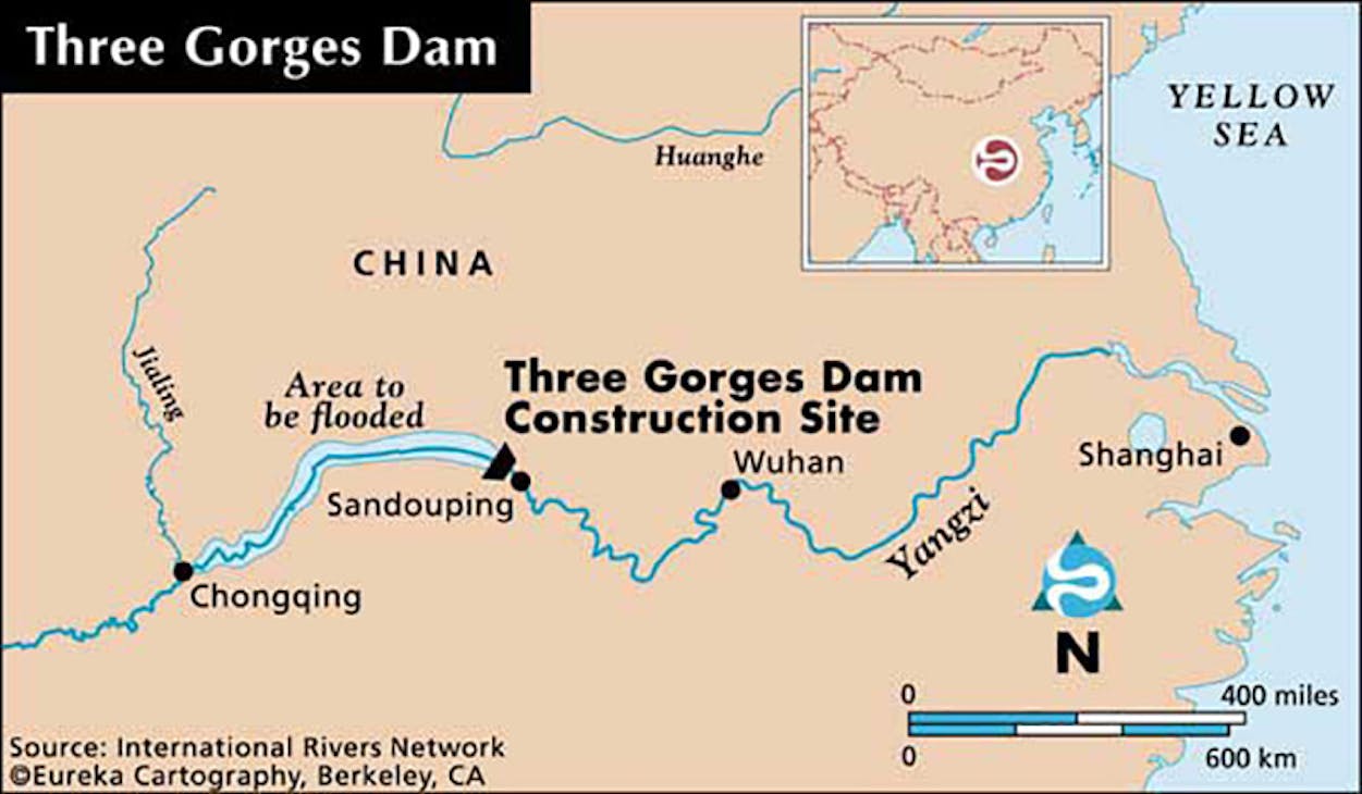 3 Gorges Dam Map Flooding In China Could Be Latest Disaster To Disrupt U.s. Trucking  Industry | Fleetowner