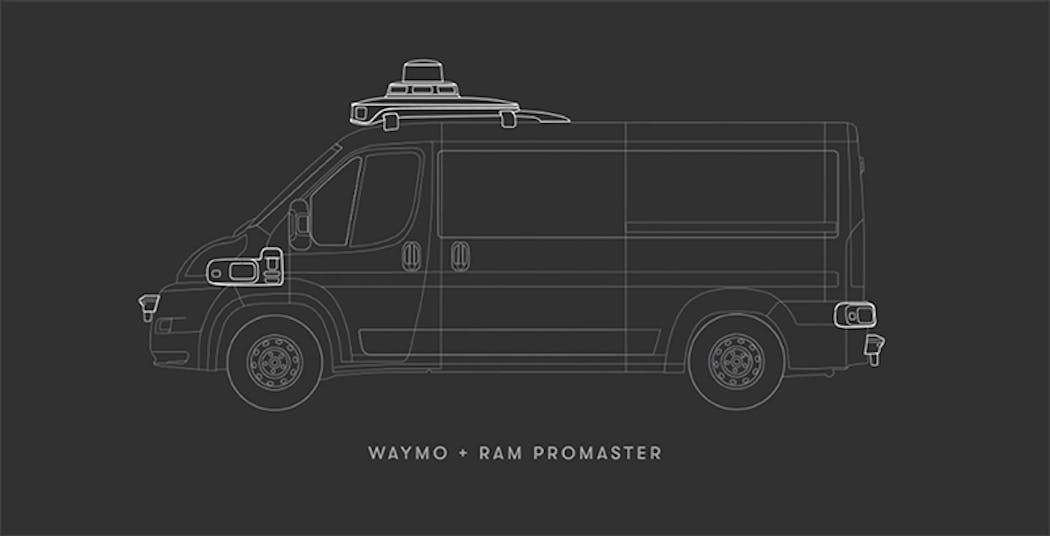 The Waymo Self Driver system uses cameras, radar and lidar to detect objects on the road up to 300 yards away.