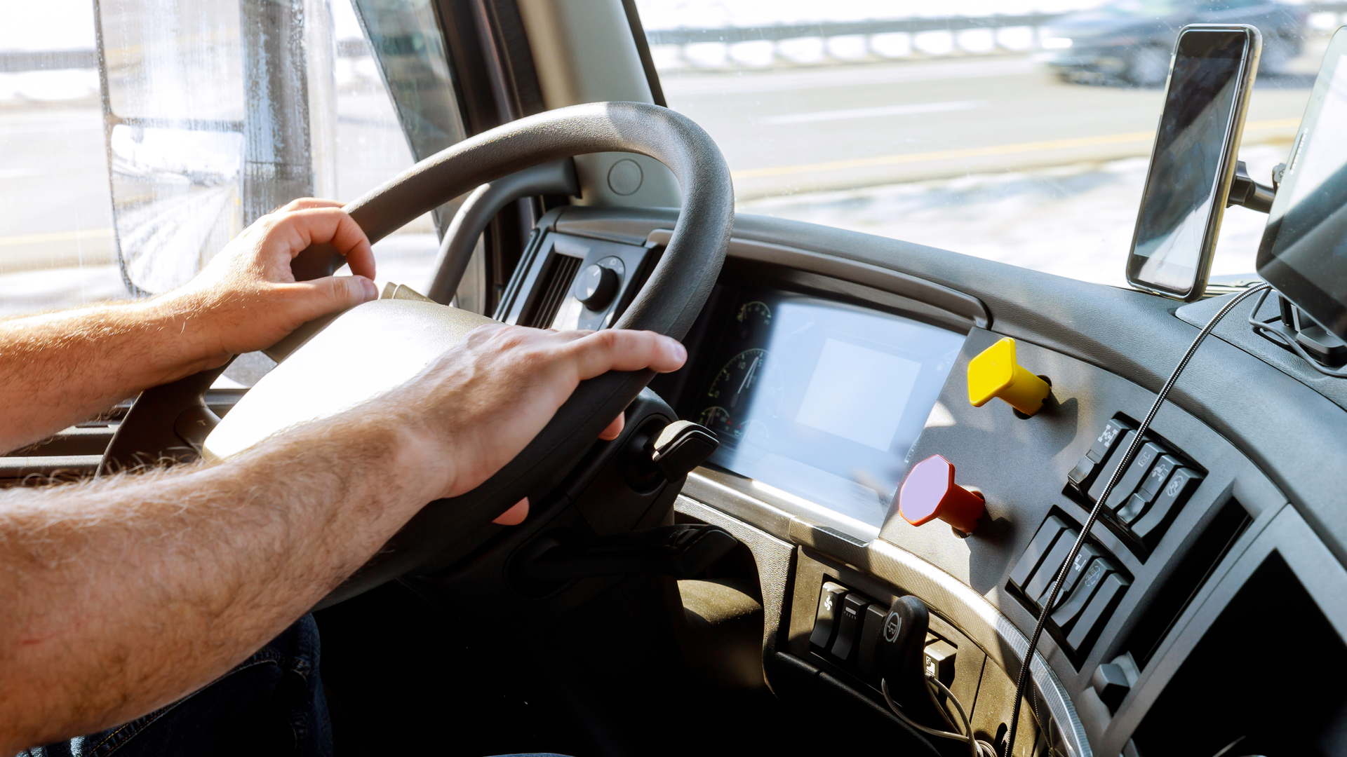 Driver Steering Wheel Photovs Via Dreamstime 5f2c08c698ec4