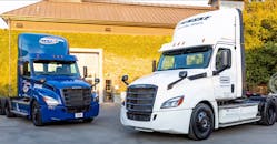 DTNA has partnered with NFI and Penske Truck Leasing to test its eCascadias.