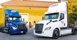 DTNA has partnered with NFI and Penske Truck Leasing to test its eCascadias. DTNA has partnered with NFI and Penske Truck Leasing to test its eCascadias.