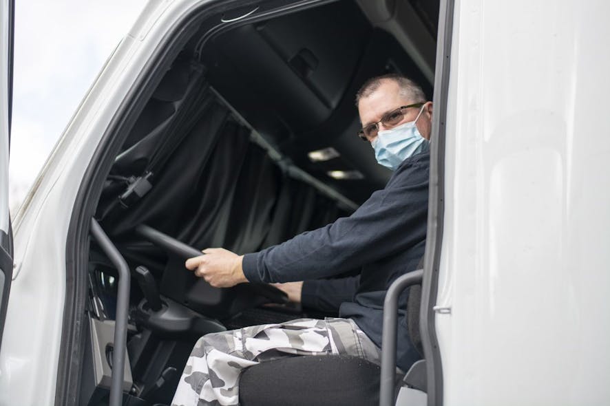 Swift Transportation driver Shawn Hope is typically on the road and away from home for several weeks at a time.
