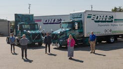 Volvo Trucks Delivers Vnr Electric Trucks To Dhe