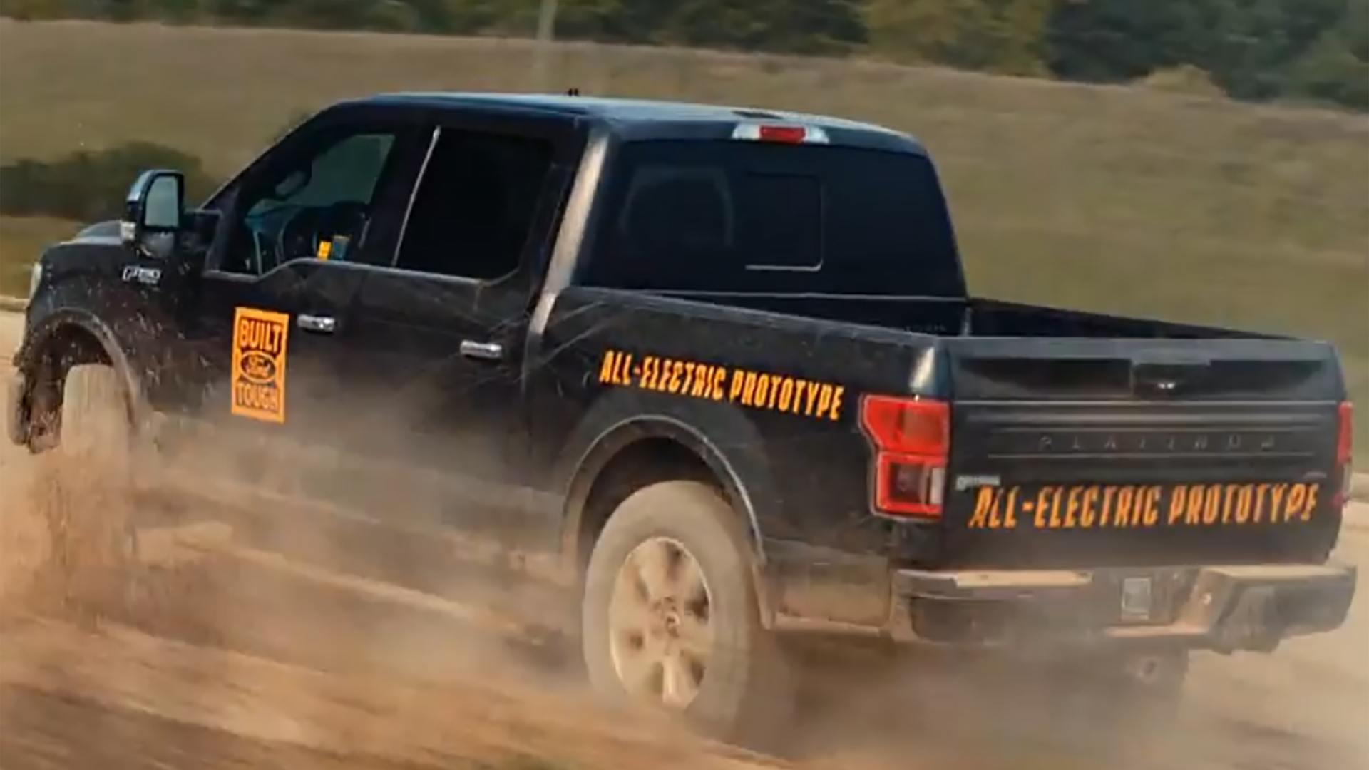 The all-electric Ford F-150 is set to arrive in mid-2022.