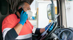 Truck Driver Mask Covid19 Miguel Perfectti Dreamstime