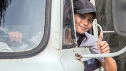 Woman Trucker Thumbs Up Milkovasa Dreamstime 5f6caa7471432 Woman Trucker Thumbs Up Milkovasa Dreamstime 5f6caa7471432