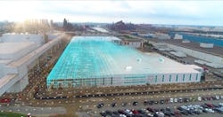 A rendering of the Ford's Rouge Electric Vehicle Center, set to begin operation in 2021 by producing the Ford F-150 hybrid and an all-electric version the next year. A rendering of the Ford's Rouge Electric Vehicle Center, set to begin operation in 2021 by producing the Ford F-150 hybrid and an all-electric version the next year.