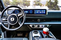 Interior of the Lordstown Endurance Interior of the Lordstown Endurance