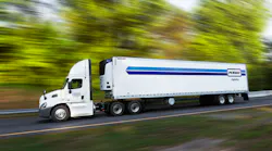 Penske Logistics Open Road Stock Image