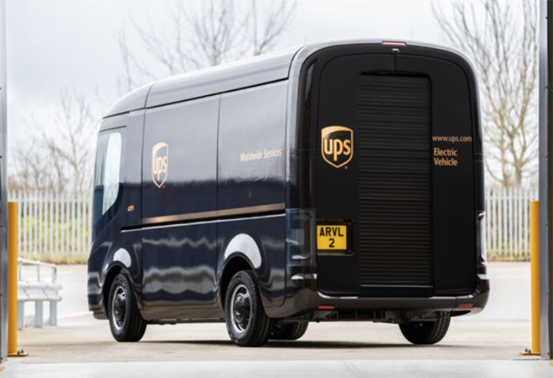 UPS has ordered 10,000 electric vans from Arrival.