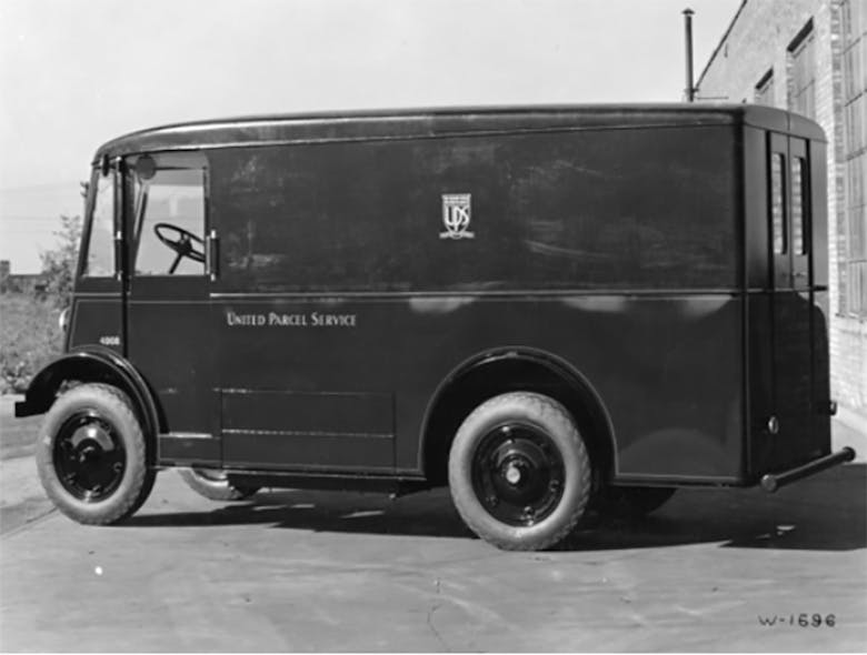 UPS&apos; electric efforts date back to 1930.