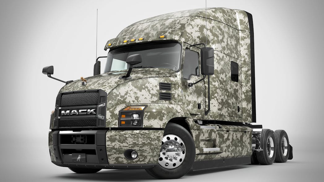 Mack Trucks announced its continued sponsorship of ATA&apos;s Workforce Heroes program in 2021, and has donated a Mack Anthem 70-in. Stand Up Sleeper outfitted with the latest safety technologies to the program.