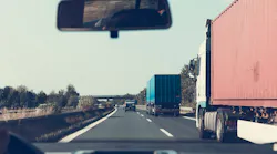 Trucks On Highway