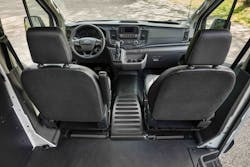 The 2021 Ford Transit interior The 2021 Ford Transit interior
