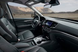 2021 Honda Ridgeline interior (HRD package shown) 2021 Honda Ridgeline interior (HRD package shown)