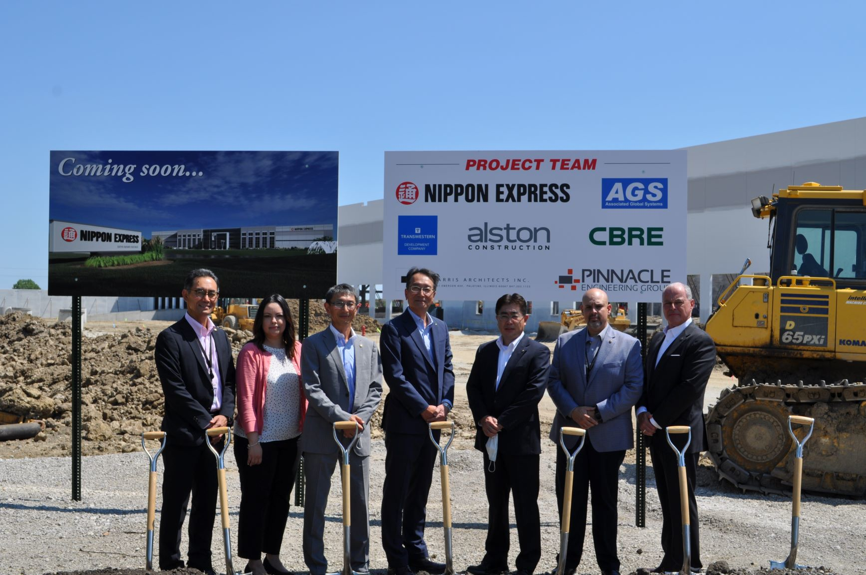 Nippon Express USA breaks ground on Chicagoarea warehouse FleetOwner