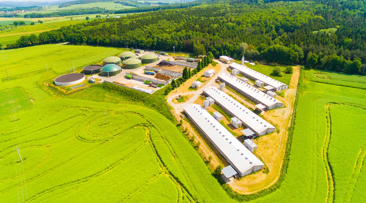 A biomethane plant in the Czech Republic.