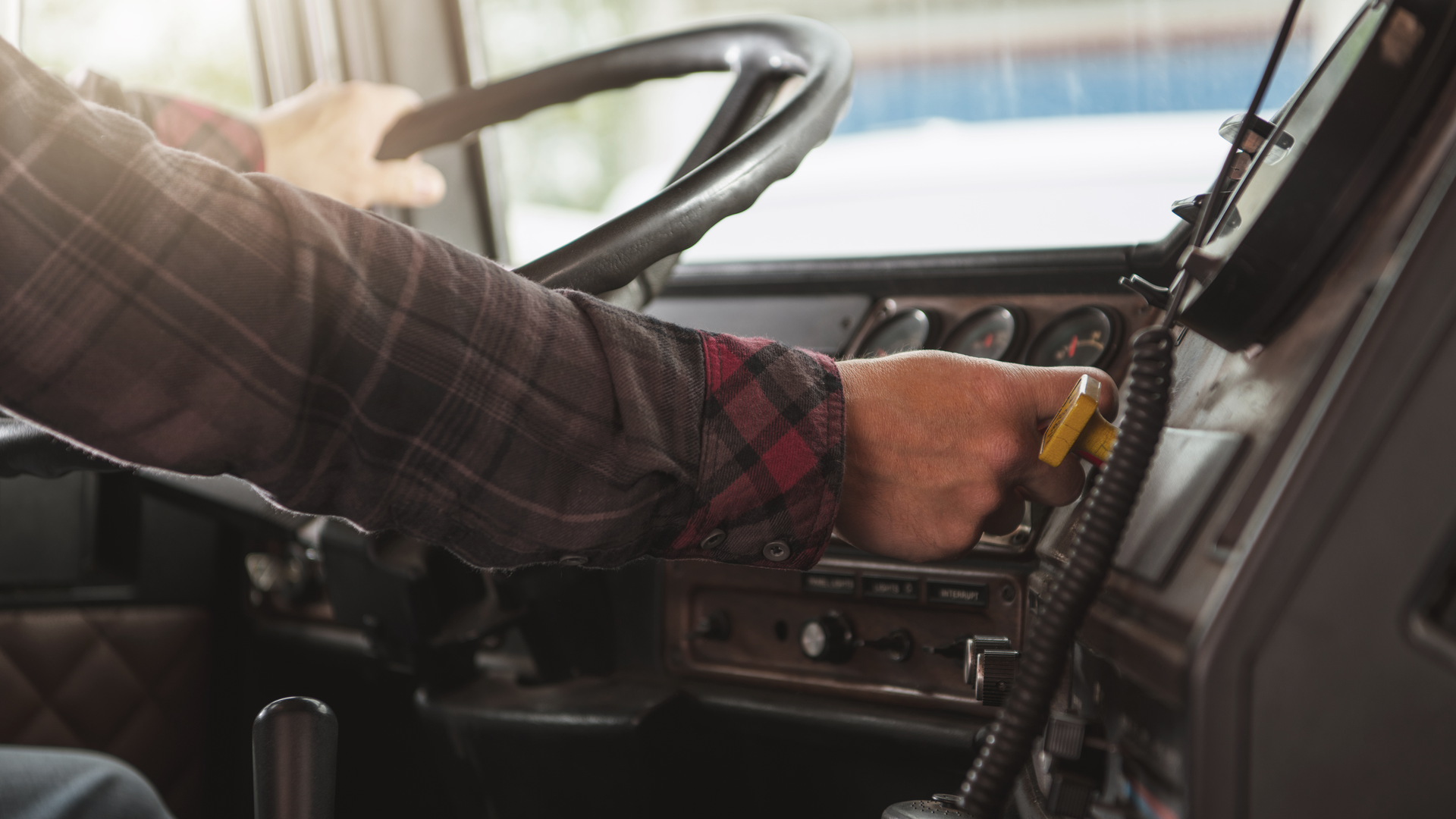 Trucker In A Cab Welcomia Dreamstime 5faaa2b9e9fac