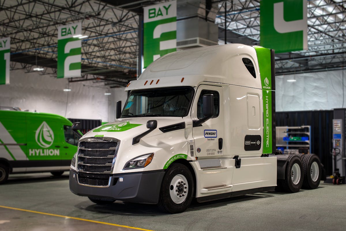 Penske has been an early adopter of the Hyliion Hybrid Diesel solution.