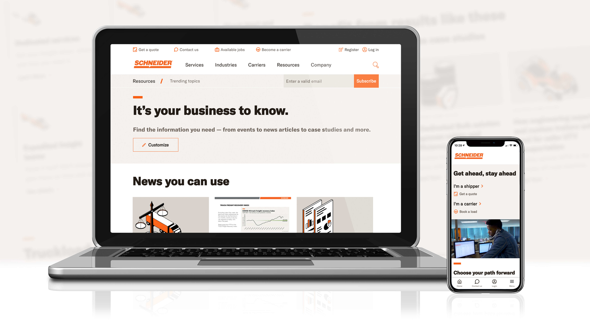 Schneider Website Relaunch 5fa44ae7c5eeb