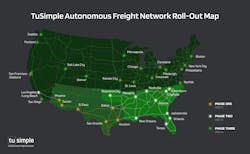 Tu Simple Roll Out Map Tu Simple Roll Out Map