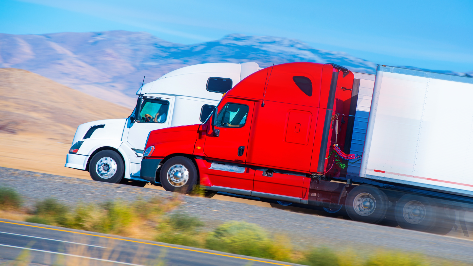 Dreamstime Xl 45290508 Welcomia Two Trucks Highway 5ffc593f27464