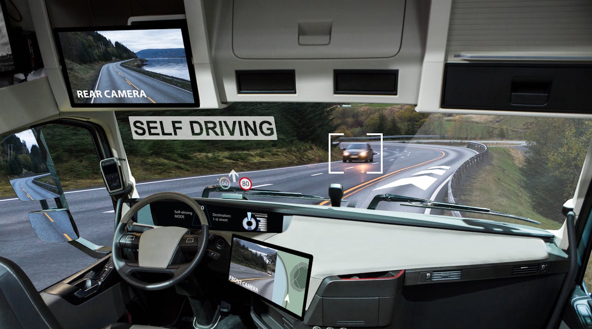 Self Driving Truck Autonomous Scharfsinn86 Dreamstime
