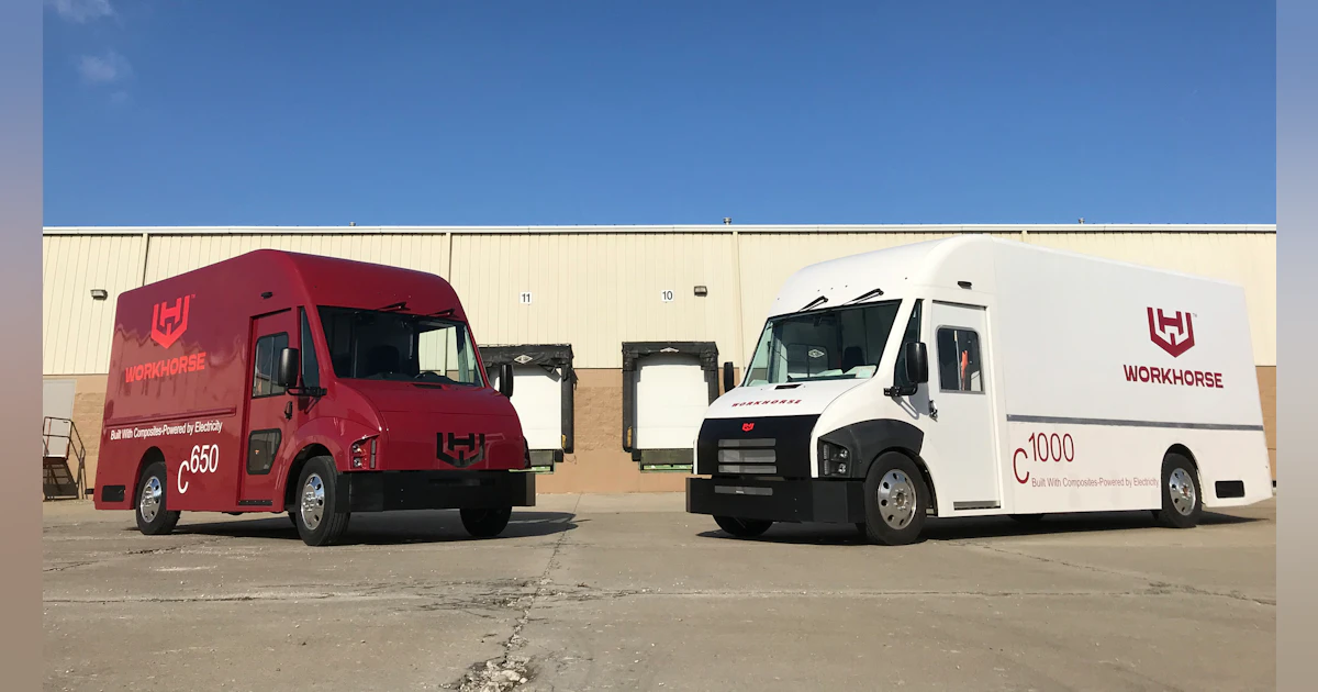 Workhorse Receives Order For 6 3 C Series E Vans Fleetowner Workhorse Receives Order For 6 3 C Series E Vans Fleetowner