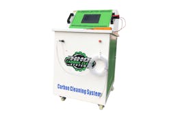 The HHO 1500 uses technology developed in Europe to remove carbon from engine components. It injects hydrogen that heats up in the idling engine that weakens carbon binds, which then attach to floating water particles and exit through the exhaust. The HHO 1500 uses technology developed in Europe to remove carbon from engine components. It injects hydrogen that heats up in the idling engine that weakens carbon binds, which then attach to floating water particles and exit through the exhaust.