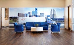 The lobby of the American Central Transport Plaza in Kansas City, Mo. The lobby of the American Central Transport Plaza in Kansas City, Mo.