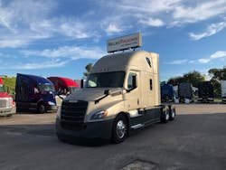 The refreshed Cascadia (MY2018 or later) is starting to hit the secondary market, though in 2021, &apos;not everybody&apos;s going to be able to get their hands on them,&apos; said Mary Aufdemberg, president and general manager of Daimler Trucks Remarketing.