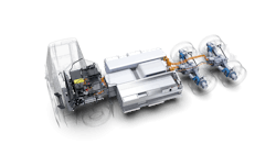 Meritor has secured a five-year supply agreement with Autocar Trucks to supply its refuse vehicles with Blue Horizon 14Xe integrated e-powertrains in 2022. Meritor has secured a five-year supply agreement with Autocar Trucks to supply its refuse vehicles with Blue Horizon 14Xe integrated e-powertrains in 2022.