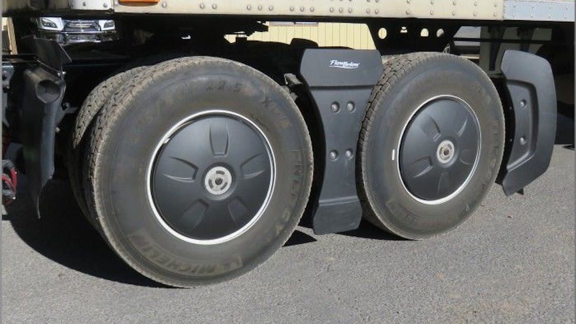 FlowBelow  Fuel Saving Wheel Covers for Semi-Trucks and Trailers