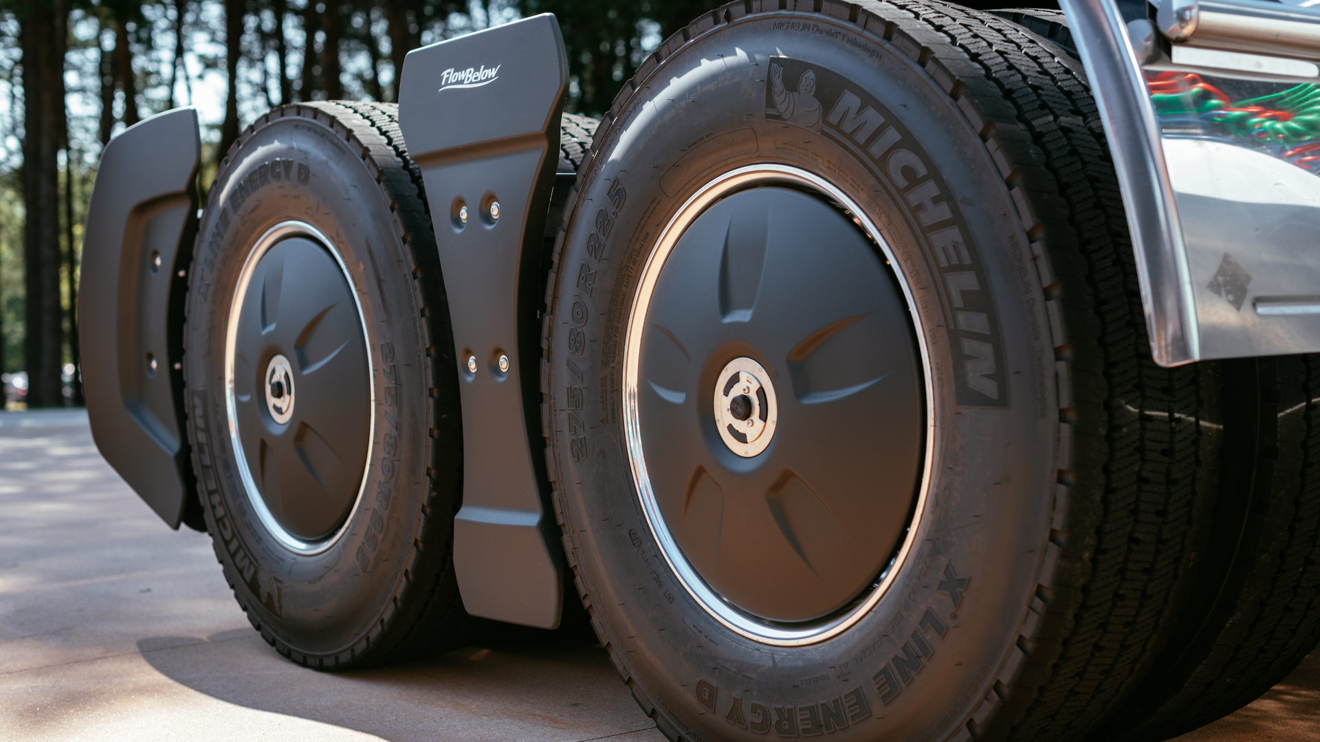 The FlowBelow Tractor AeroKit is one aerodynamic device Volvo offers customers for reducing drag.