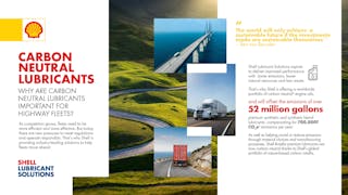 Shell Rotella Carbon Neutral Lubricants 2
