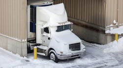 Semi Truck Winter Benkrut Dreamstime